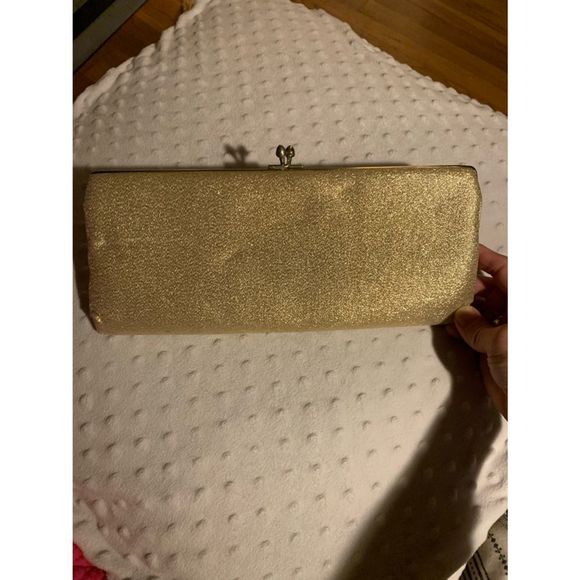 Vintage sleek gold clutch snap closure - Picture 5 of 10